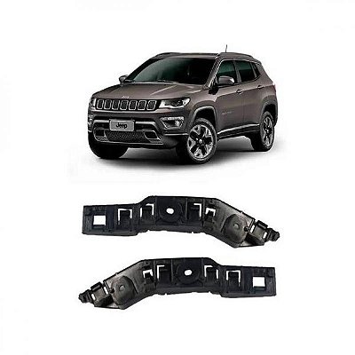 Suporte guia para para choque compass jeep de 2017 a 2021 dianteiro lado esquerdo
