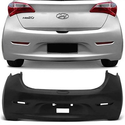 Para choque hb20 hyundai de 2012 a 2015 traseiro hatch