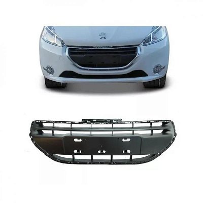 Grade de para choque 208 peugeot de 2012 a 2016 dianteira central