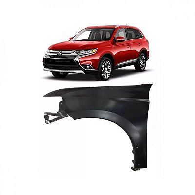 Para lama outlander mitsubishi de 2016 a 2022 lado esquerdo