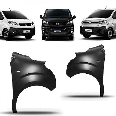 Para lama expert peugeot e jumpy citroën de 2018 a 2025 e scudo fiat de 2023 a 2025 lado direito