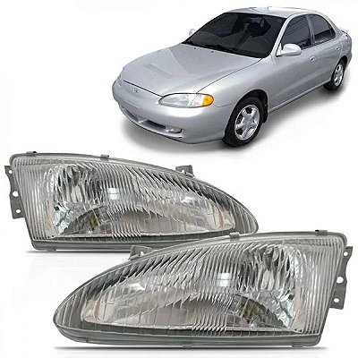 Farol elantra hyundai de 1997 a 1998 lado direito