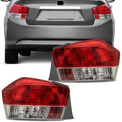Lanterna city honda de 2009 a 2011 lado esquerdo traseira com soquete modelo cibie arteb