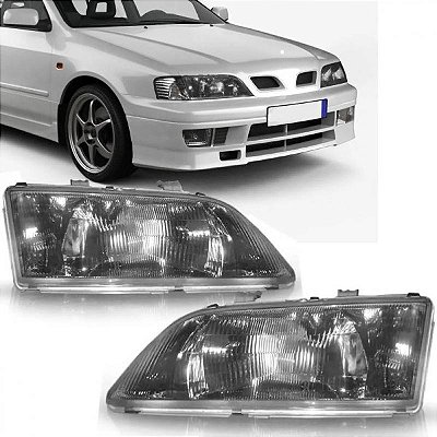 Farol primera nissan de 1997 a 1999 lado direito simples