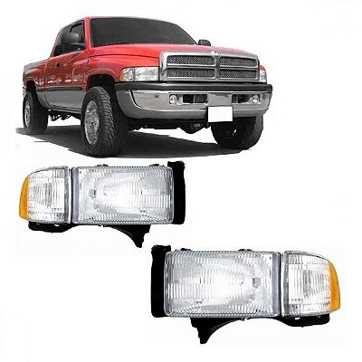 Farol ram dodge de 1994 a 2001 lado direito com pisca