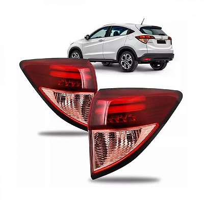 Lanterna hrv honda de 2015 a 2020 traseira lado esquerdo touring com LED
