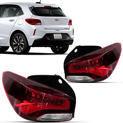 Lanterna onix chevrolet de 2020 a 2025 lado direito traseira hatch com LED
