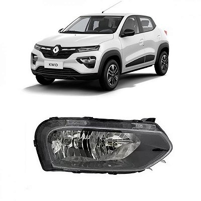 Farol kwid renault de 2022 a 2025 lado direito inferior