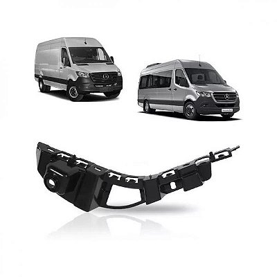 Guia de para choque sprinter mercedes benz de 2020 a 2025 dianteiro lado direito