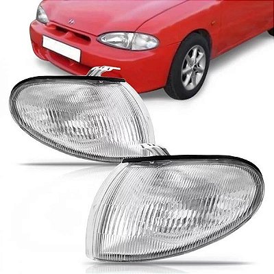 Lanterna accent hyundai de 1994 a 1997 dianteira lado direito bicolor duas portas