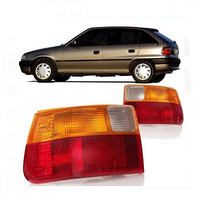 Lanterna astra chevrolet de 1993 a 1997 traseira lado esquerdo bronze hatch