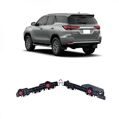 Guia do para choque hilux sw4 toyota de 2021 a 2025 traseiro lado direito