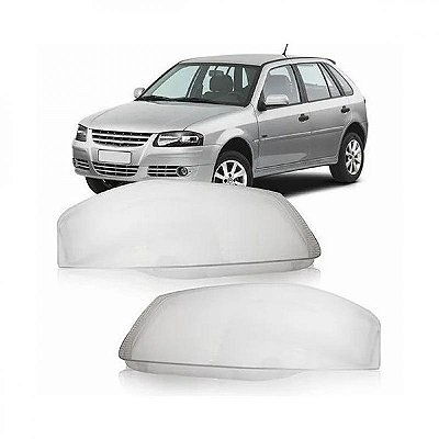 Lente de farol gol volkswagen de 2006 a 2008 lado direito geração 4