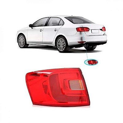 Lanterna jetta volkswagen de 2011 a 2014 lado direito traseira sedã