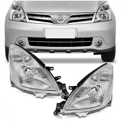 Farol livina nissan de 2009 a 2014 lado esquerdo