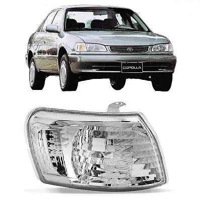 Lanterna corolla toyota de 1998 a 2002 dianteira lado direito modelo brasileiro sem lâmpada