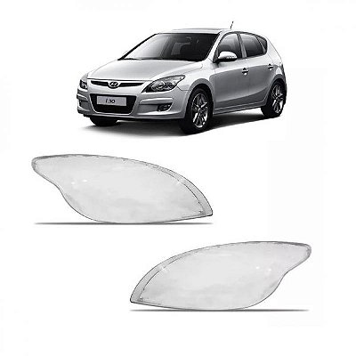 Lente de farol i30 hyundai de 2009 a 2012 lado esquerdo