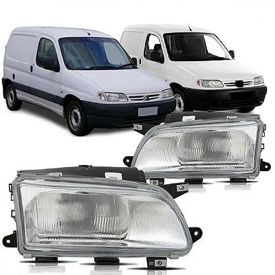 Farol berlingo citroën de 1998 a 2009 e partner peugeot de 2004 a 2010 lado direito