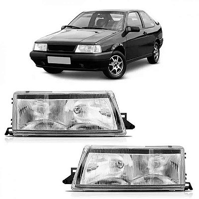 Farol tempra fiat de 1991 a 1995 lado direito station wagon com regulagem superior