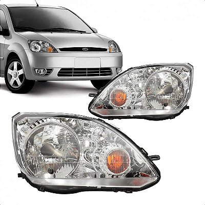 Farol fiesta ford de 2003 a 2007 lado direito amazon