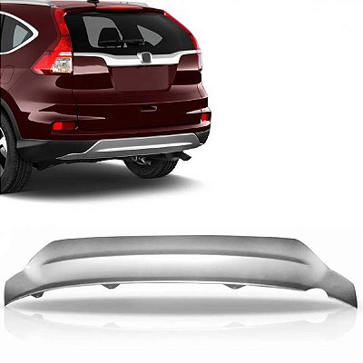 Moldura inferior do para choque crv honda de 2015 a 2017 traseiro prata
