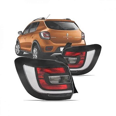 Lanterna sandero renault de 2014 a 2019 traseira lado direito versão stepway
