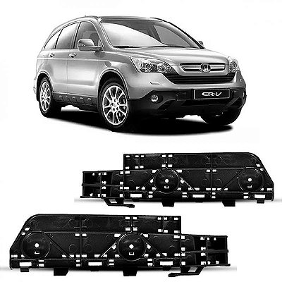 Suporte guia de para choque crv honda de 2007 a 2011 dianteiro lado direito