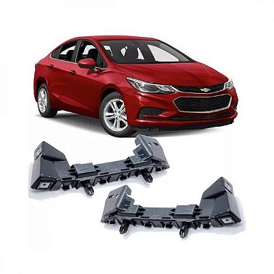 Suporte guia de para choque cruze chevrolet de 2017 a 2019 dianteiro lado esquerdo