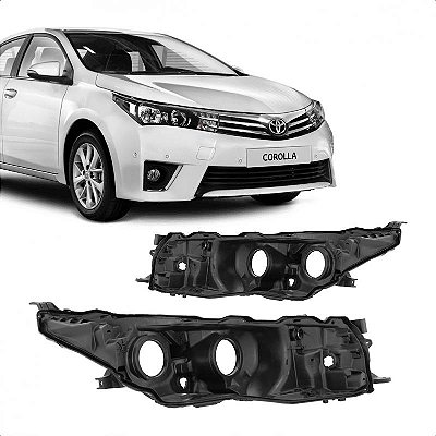 Carcaça farol corolla toyota de 2014 a 2017 lado direito sem projetor sem LED