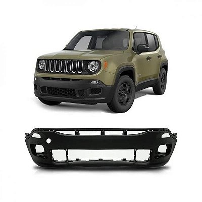Para choque renegade jeep de 2015 a 2019 dianteiro texturizado sem pisca longitude flex