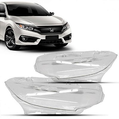 Lente do farol civic honda de 2017 a 2021 lado direito