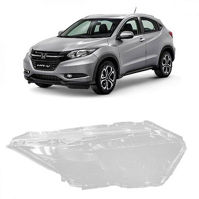 Lente do farol hrv honda de 2015 a 2018 lado direito