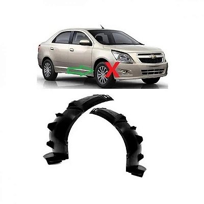Para barro cobalt chevrolet de 2012 a 2016 dianteiro parte dianteira lado esquerdo