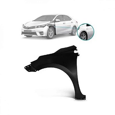 Para lama corolla toyota de 2014 a 2019 lado direito