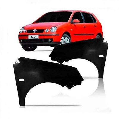 Para lama polo volkswagen de 2003 a 2006 lado esquerdo