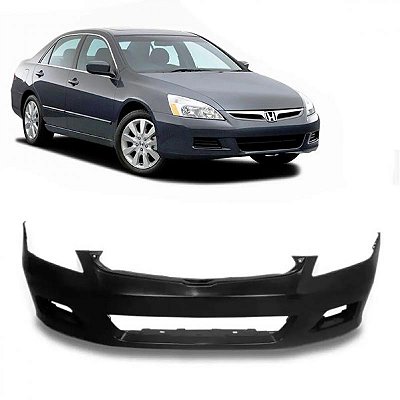 Para choque accord honda de 2006 a 2007 dianteiro preto