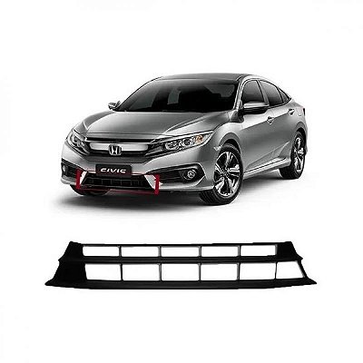 Grade do para choque civic honda de 2017 a 2019 dianteira central