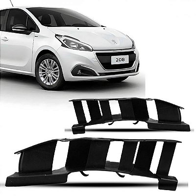Suporte do absorvedor de impacto do para choque 208 peugeot de 2017 a 2020 dianteiro par