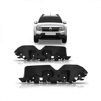 Suporte guia do para choque duster oroch renault de 2016 a 2020 dianteiro lado esquerdo