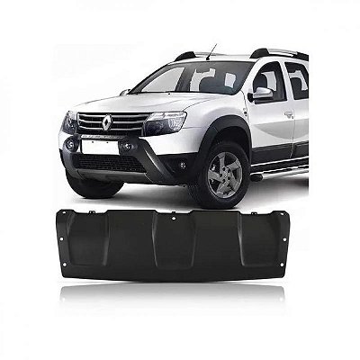 Acabamento inferior para choque duster renault de 2010 a 2015 dianteiro preto sem pisca texturizado
