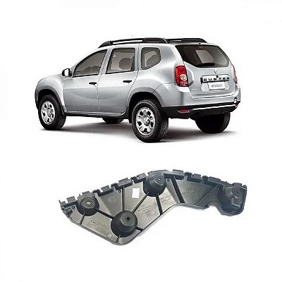 Suporte guia para choque duster renault de 2010 a 2015 traseiro lado esquerdo