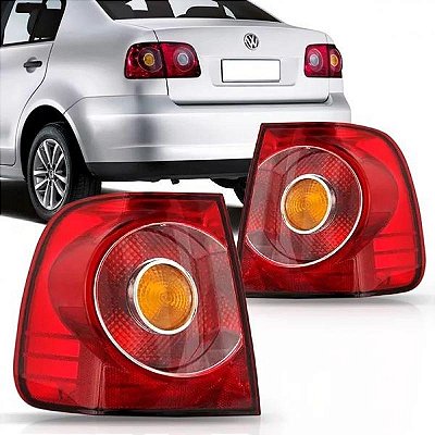 Lanterna polo volkswagen de 2012 a 2014 traseira lado direito rubi sedã