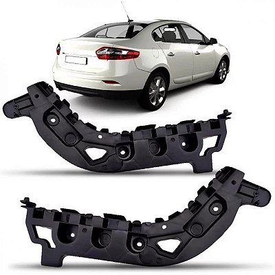 Suporte guia para choque fluence renault de 2010 a 2018 traseiro lado esquerdo