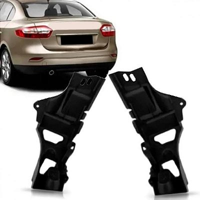 Suporte guia para choque fluence renault de 2010 a 2018 traseiro lado esquerdo