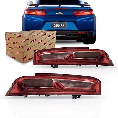 Lanterna camaro chevrolet de 2017 a 2018 traseira lado esquerdo cupê para barro sem LED
