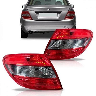 Lanterna c180, c200 e c250 mercedes benz de 2008 a 2011 traseira lado direito fumê