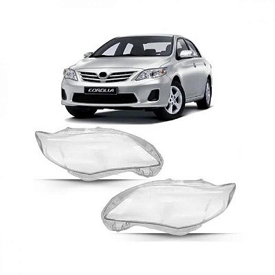 Lente de farol corolla toyota de 2012 a 2013 lado direito