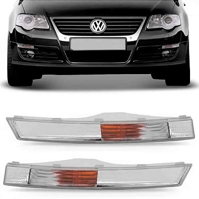 Lanterna passat volkswagen de 2006 a 2010 lado esquerdo dianteira cristal para para choque sedã