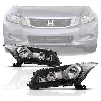 Farol accord honda de 2008 a 2012 lado esquerdo manual