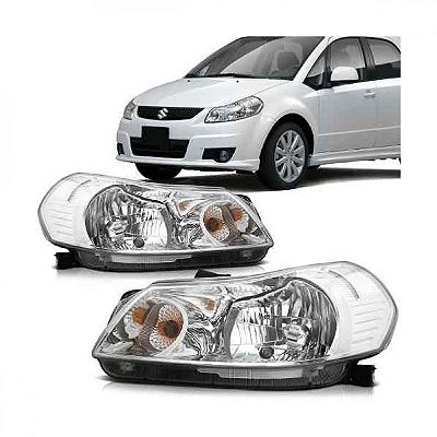 Farol sx4 suzuki de 2008 a 2015 lado direito elétrico